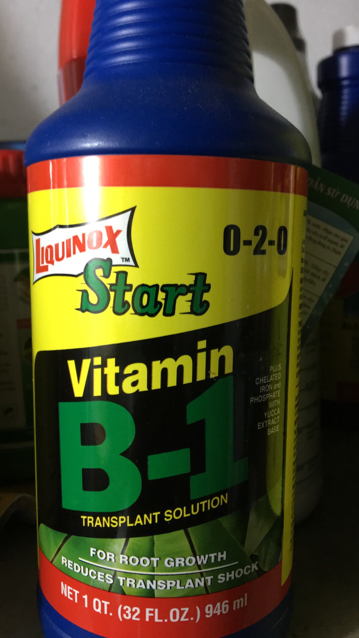 Phân bón lá Vitamin B1 Star 0-2-0 946ml nhập khẩu từ Mỹ