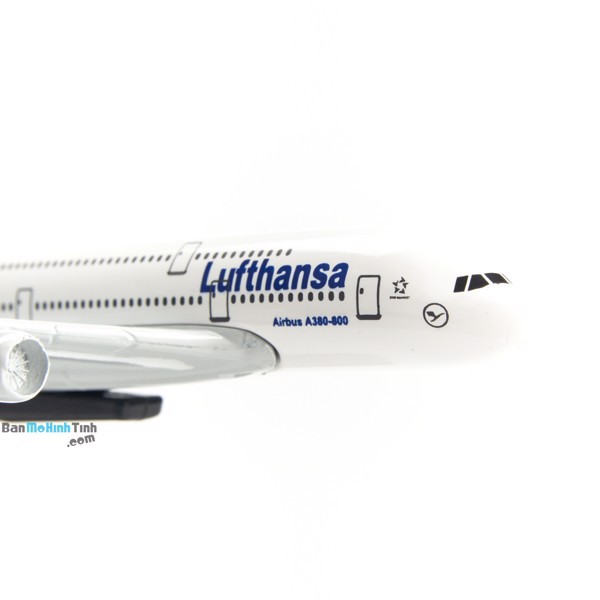 [HCM]Mô hình máy bay Lufthansa Airbus A380 16cm Everfly