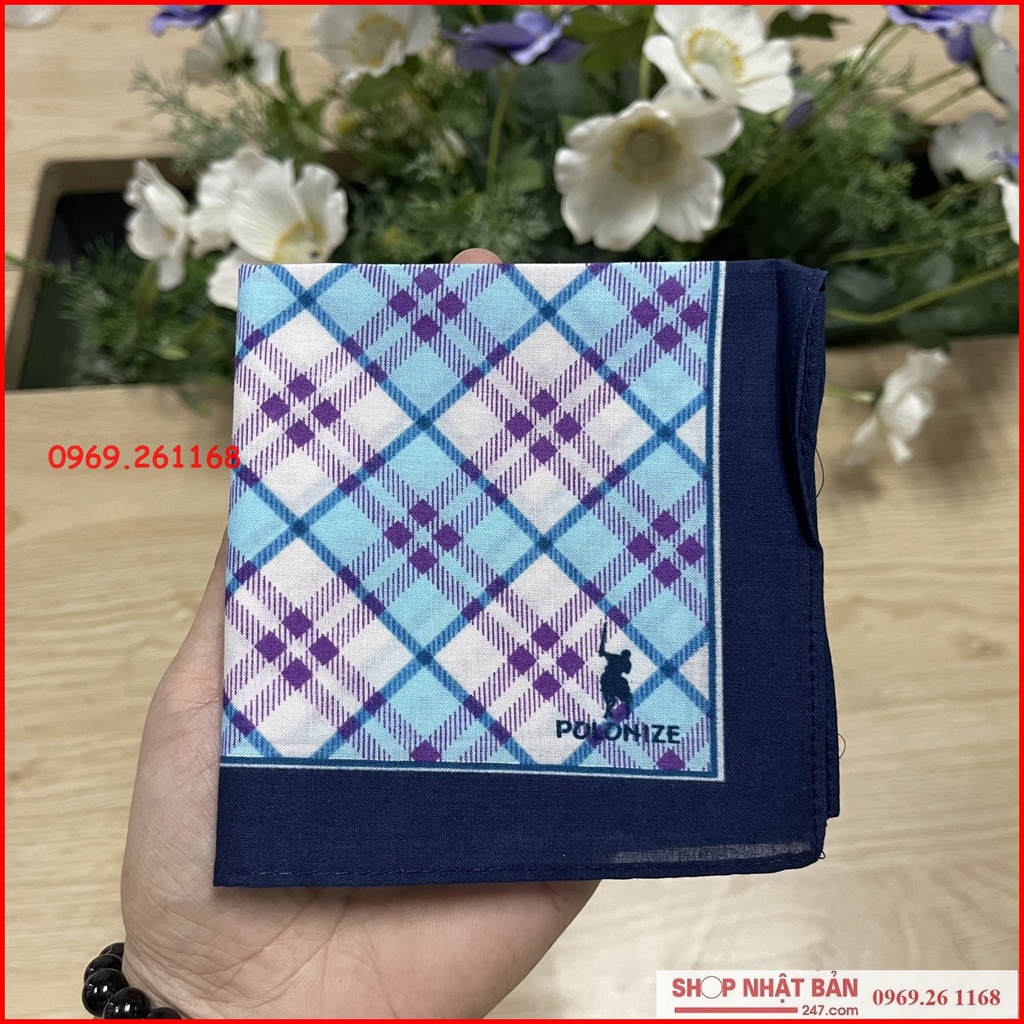 Khăn mùi xoa nam / khăn tay nam cao cấp Christian Aujard Hàn Quốc