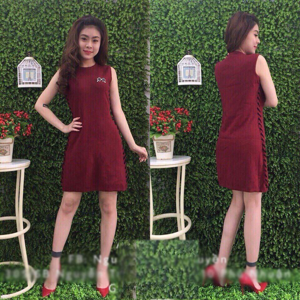 Đầm Nữ Suông Viền Thời Trang  Mới Pk Đ44