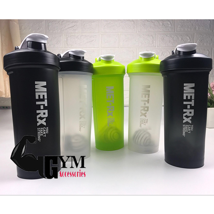 Bình nước 1 Lít thể thao bình lắc Shake bottle Met RX 1 lít