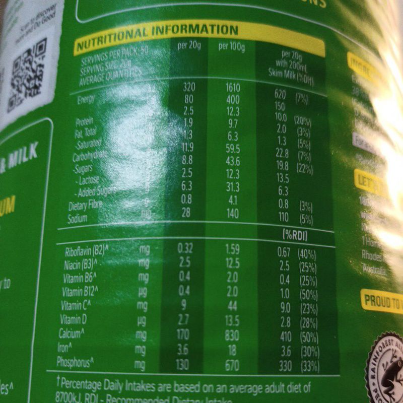 Sữa bột Milo Úc1KG úc nội địa date 2023