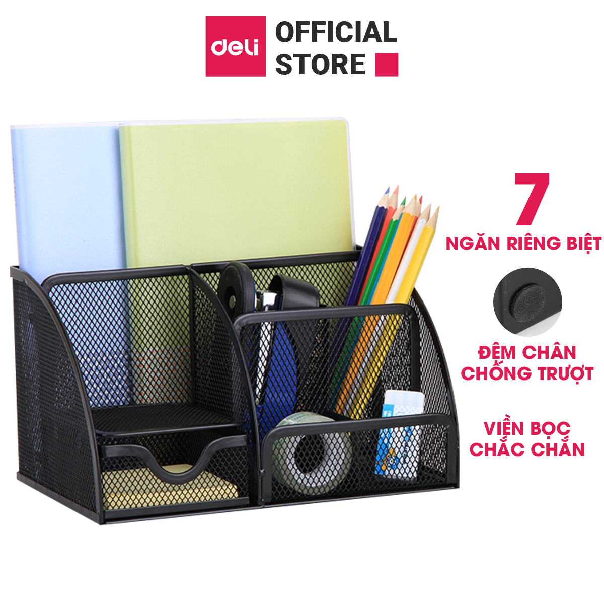 Giá sắt đựng đa năng để bàn, văn phòng-9200