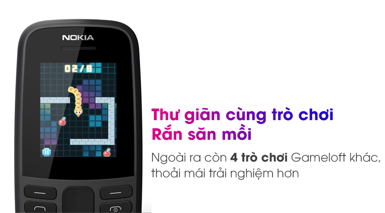 Điện Thoại Nokia 105 Single Sim- Hàng Chính Hãng