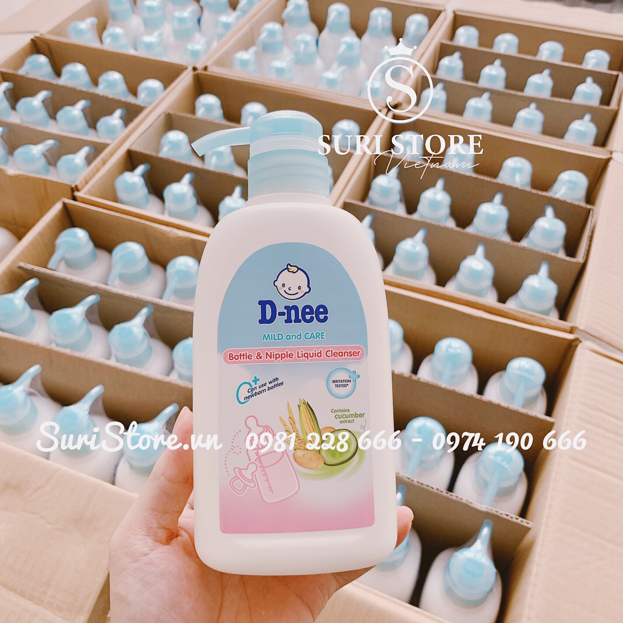 Nước rửa bình sữa D-nee (500ml)