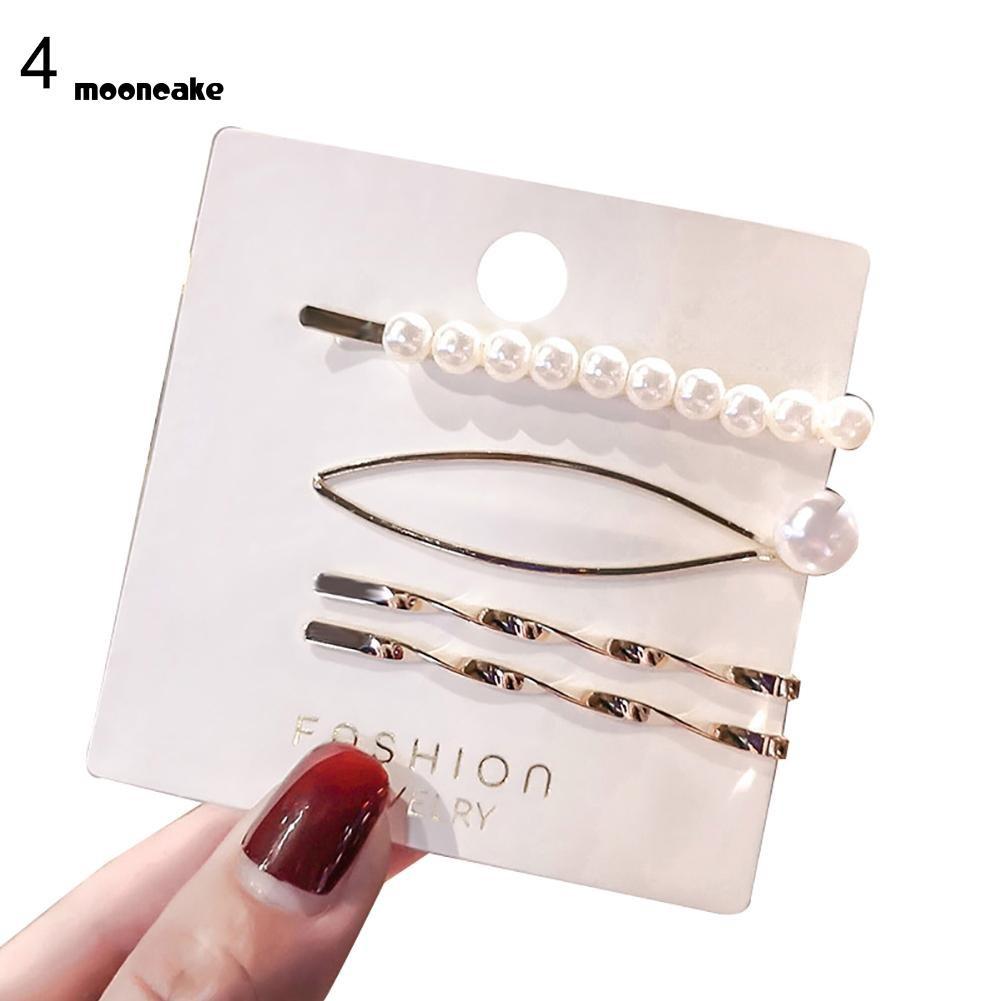 [HCM]Set Kẹp Tóc Hàn Quốc Combo 3 kẹp tóc nữ ngọc trai