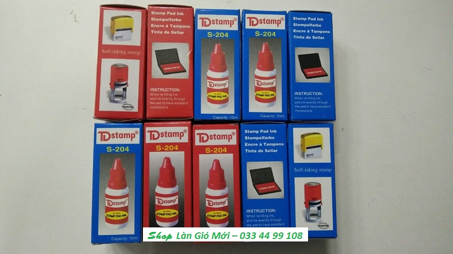 [HCM]MỰC DẤU DStamp S-204 [10ml] - Dùng đóng lên giấy