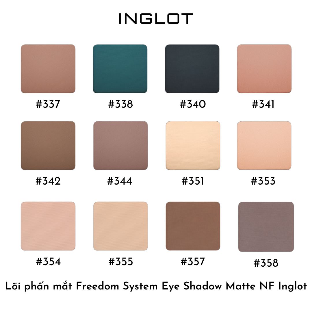 Phấn mắt dạng lì Inglot Eye Shadow Matte (2,7g)