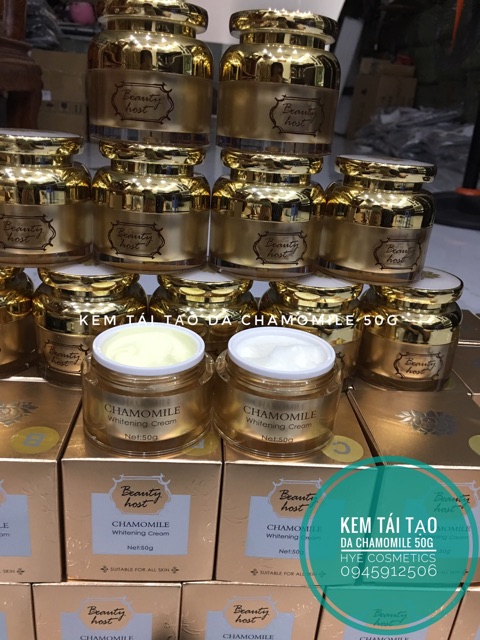 Kem tái tạo da Chamomile (Da k đều màu,Nám,Mụn,lỗ chân lông to,....)