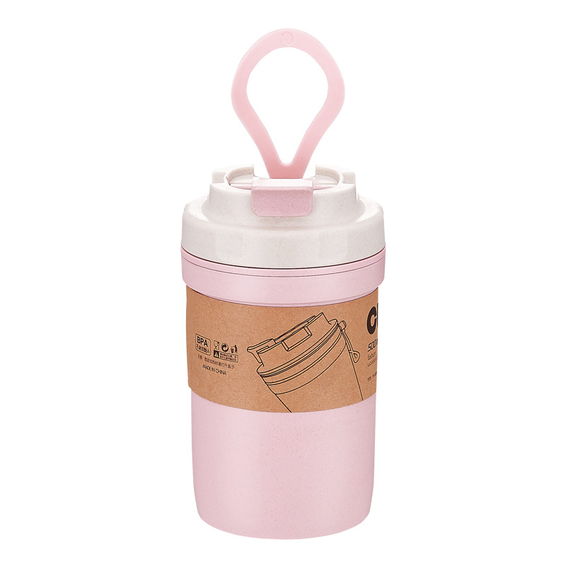 Bình nước nhựa lúa mạch 2 lớp 500ml