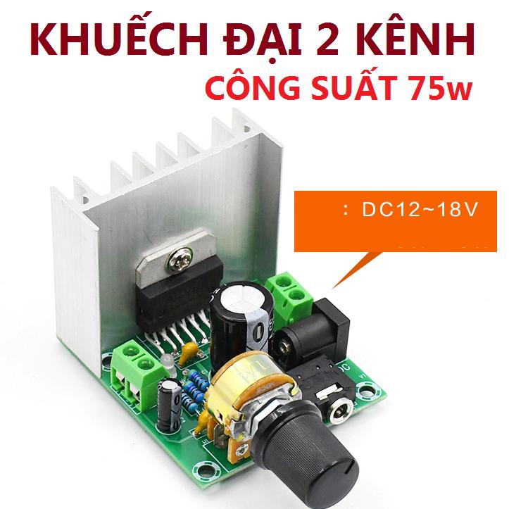 [HCM]Bộ khuếch đại âm thanh 2.0 công suất 75w
