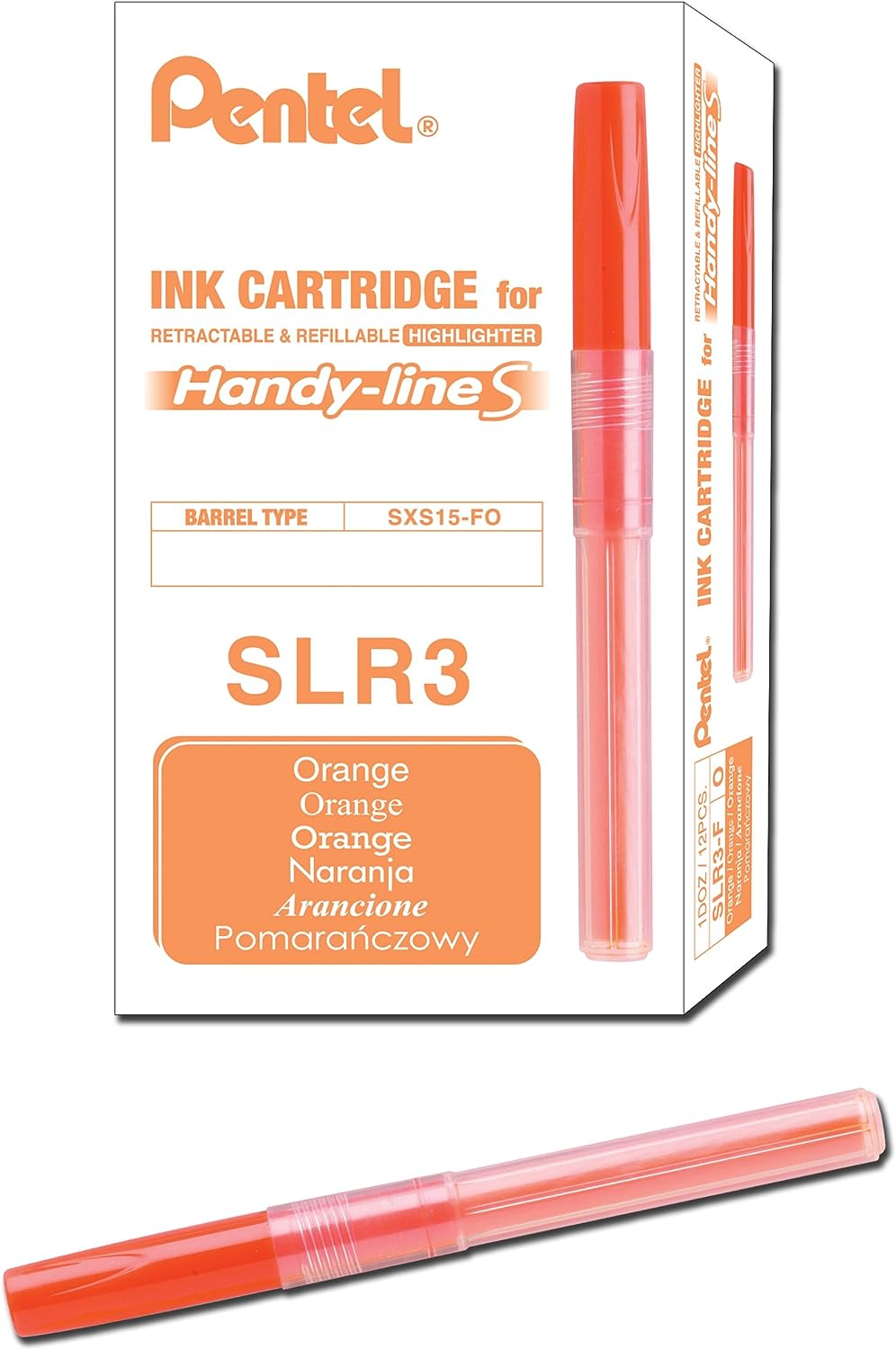 Ruột Mực Dạ Quang (Bút Nhớ Dòng) Handy Lines Pentel SLR3 Thay Cho Bút SXS15