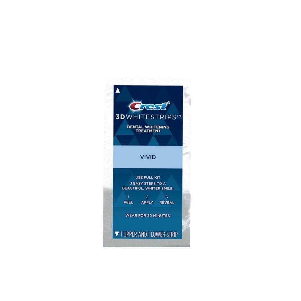 Miếng Dán Trắng Răng Crest 3D Whitestrips VIVID [Miếng Lẻ]