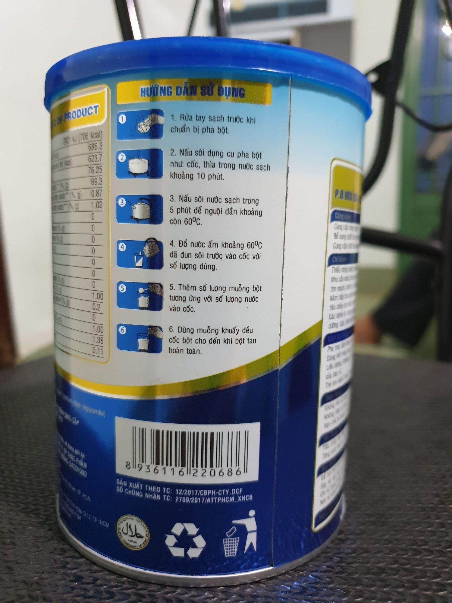 Bột MCT-Medium Chain Triglycerid bột tăng cân trẻ em