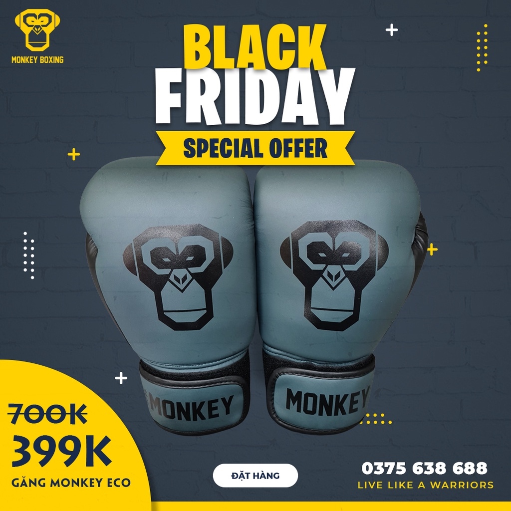 GĂNG TAY BOXING MONKEY ECO