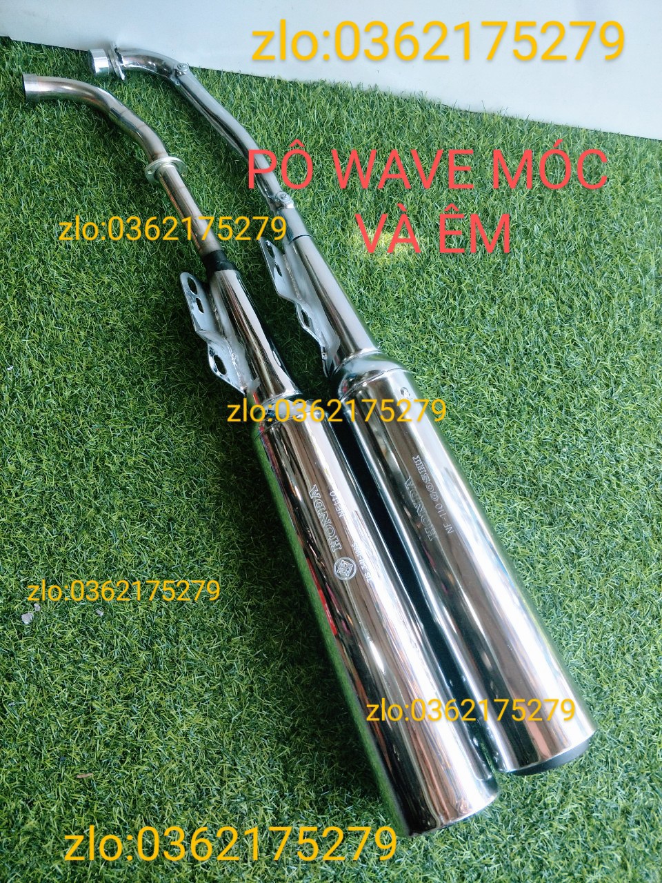 PÔ WAVE MÓC NỈ CỔ INOX 304  VÀ PÔ WAVE ÊM CỔ SẮT
