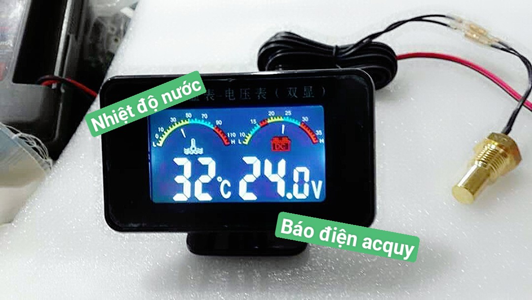 ĐỒNG HỒ BÁO NHIỆT TRÊN XE
