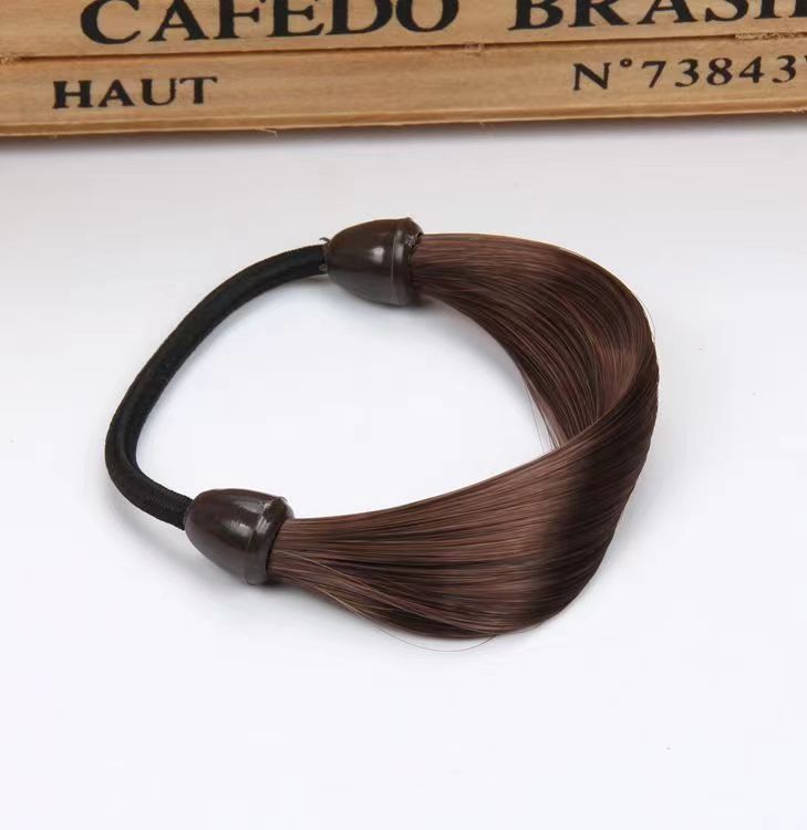 Dây buộc tóc giả thiết kế độc lạ, Dây cột tóc nhiều màu cực xinh xắn - BUM STORE
