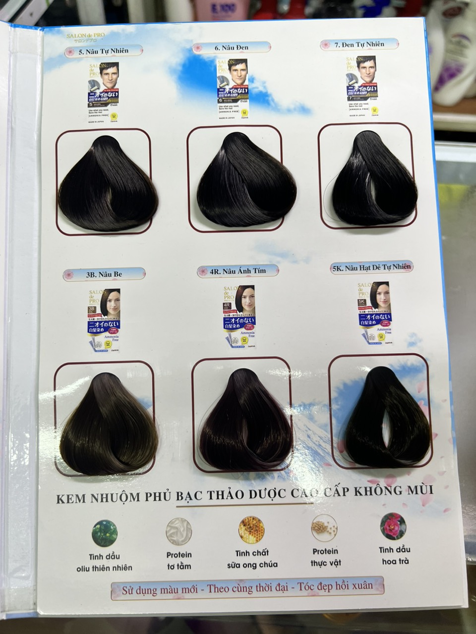Thuốc nhuộm tóc nhật Salon De Pro chính hãng