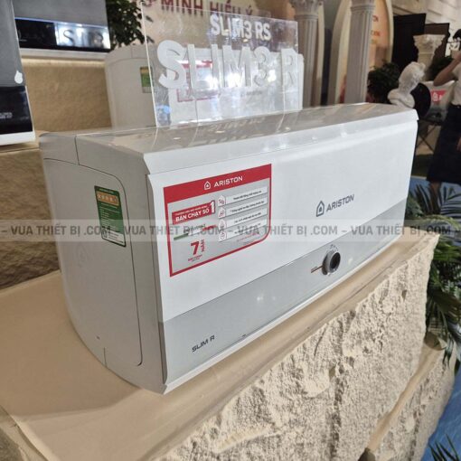 ARISTON SLIM3 R AG+ 20/30L LÍT - Bình nóng lạnh gián tiếp ngang - SLIM2 SL2 SL3 20/30 R VN
