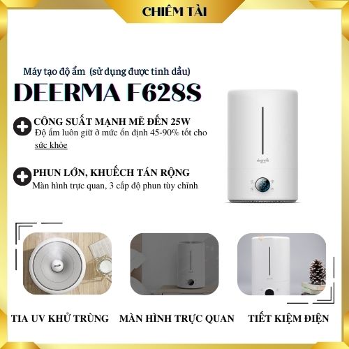 [HCM]Máy tạo độ ẩm Deerma DEM-F628S ( KHÔNG sử dụng được tinh dầu)