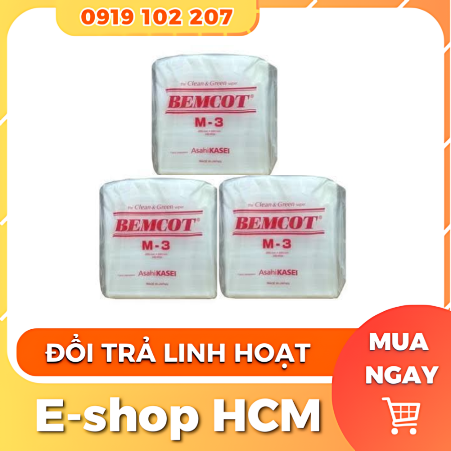 Giấy lau phòng sạch M-3 Bemcot 100 tờ