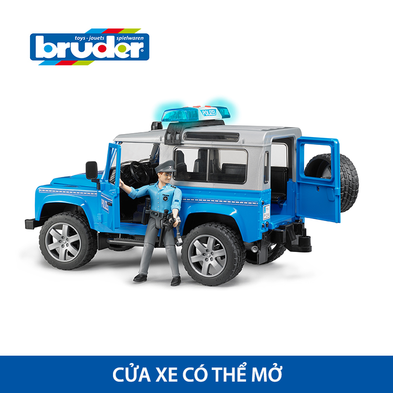 Đồ Chơi BRUDER Mô Hình Tỷ Lệ 1:16 Xe Tuần Tra _Có Cảnh Sát Đi Kèm BRU02597