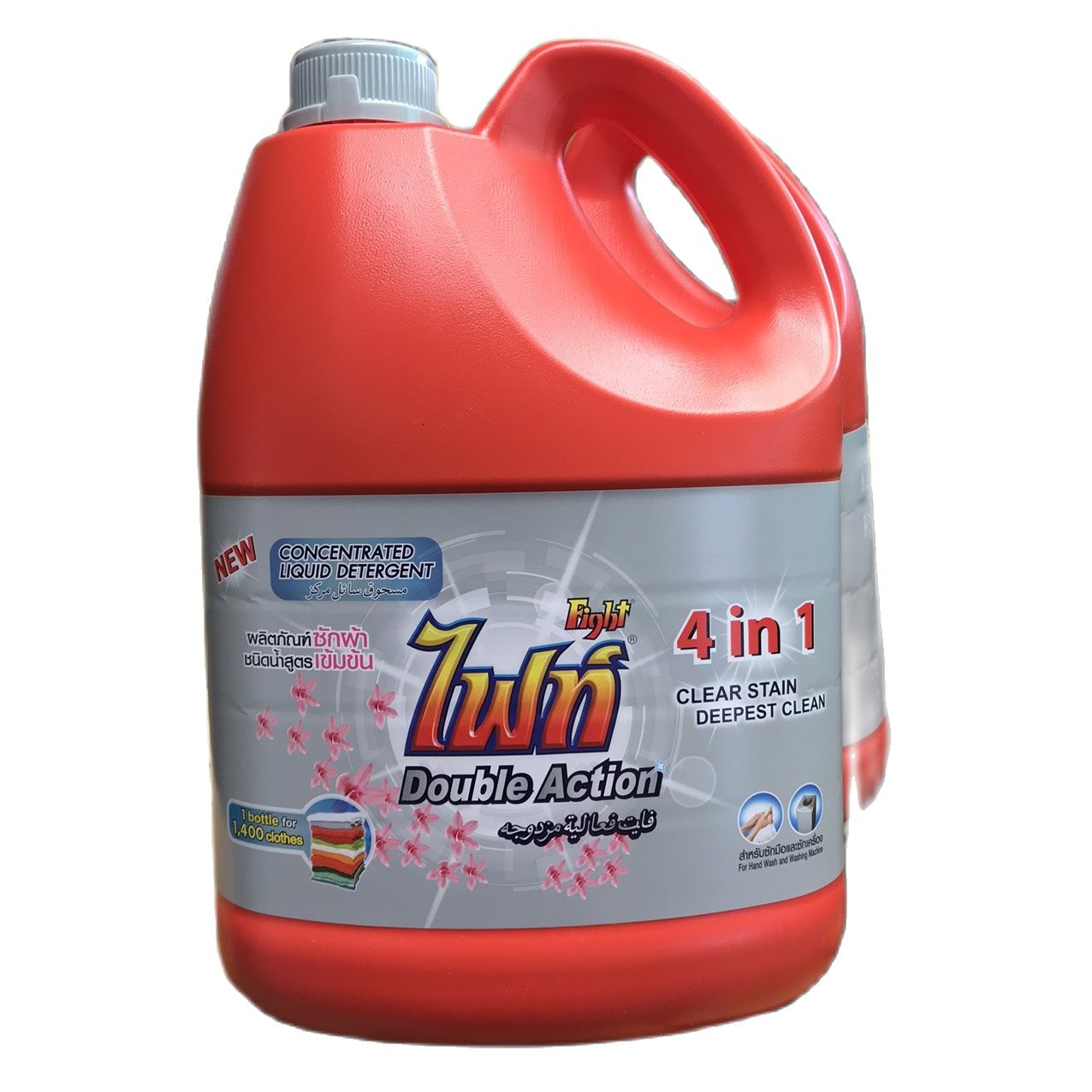 NƯỚC GIẶT FIGHT DOUBLE ACTION 3500ML THÁI LAN
