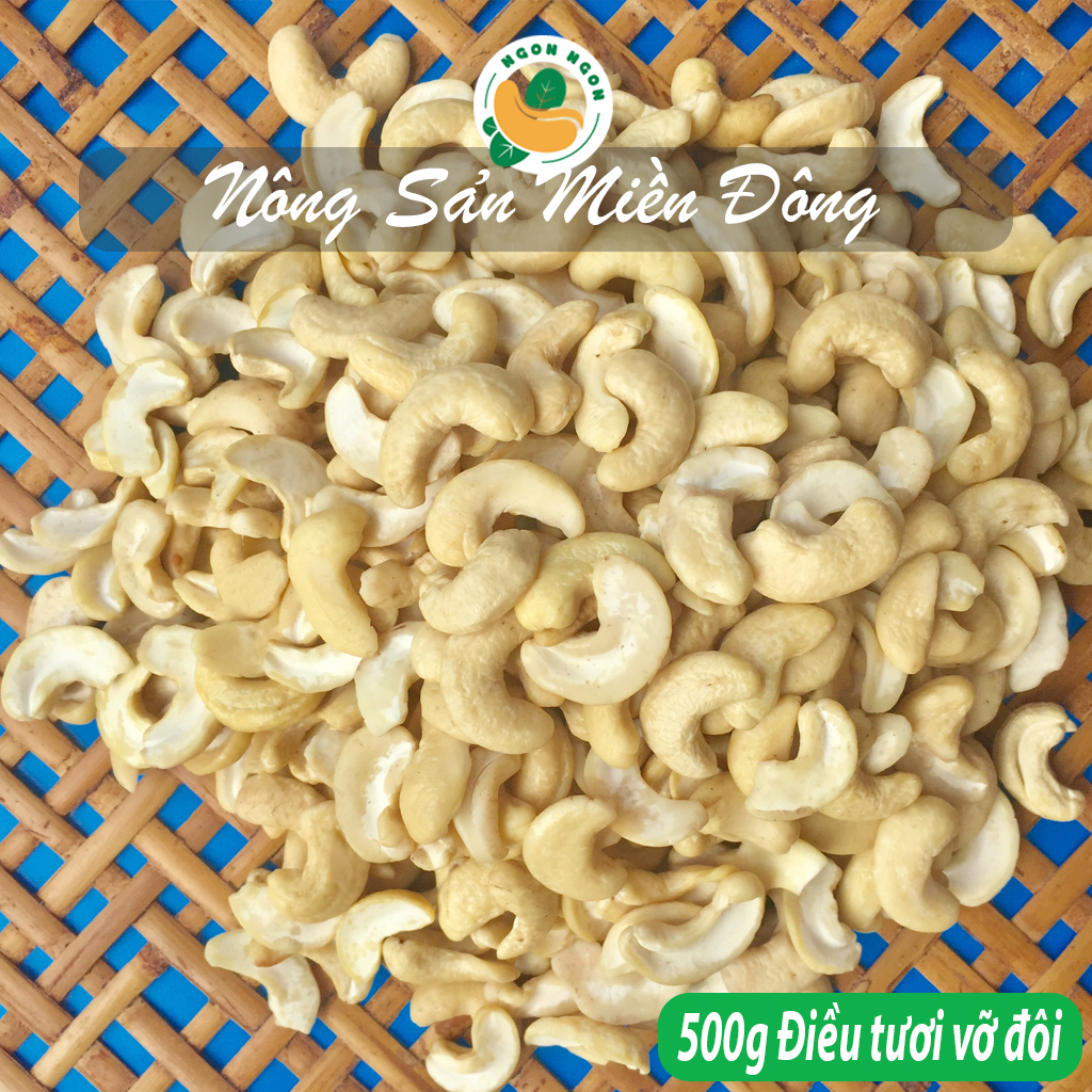 500g Hạt điều tươi sạch bể đôi