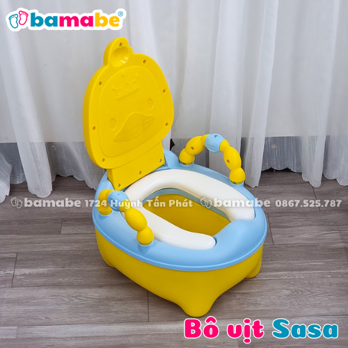 Bô vệ sinh hình vịt cho bé Sasa