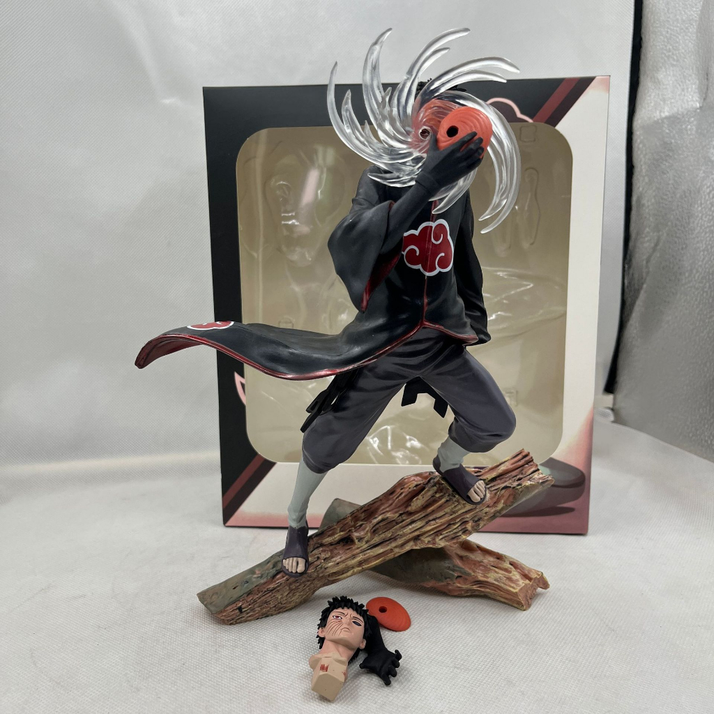 Mô hình Uchiha Obito cao 26cm 2 đầu thay thế (Mô hình Anime Naruto Figure)