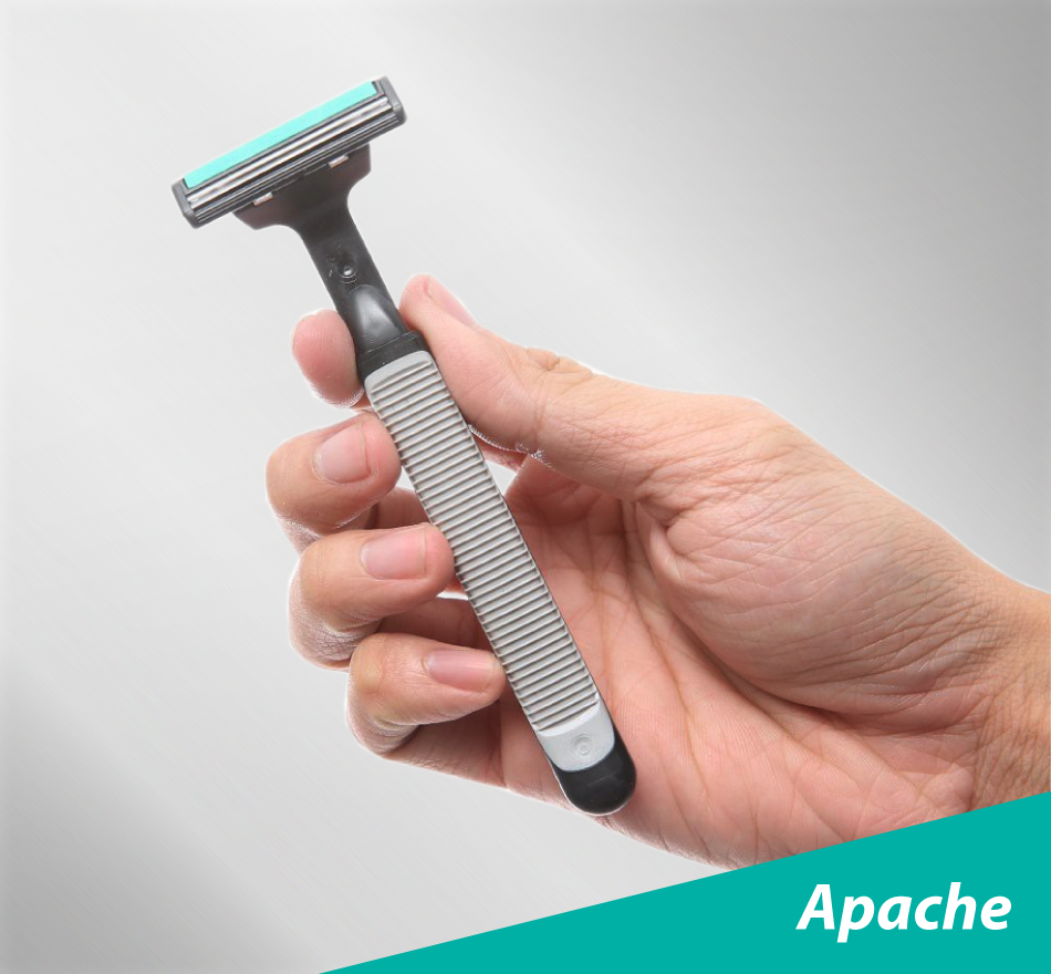 Dao Cạo 2 Lưỡi Apache kèm 36 Đầu Thay Thế