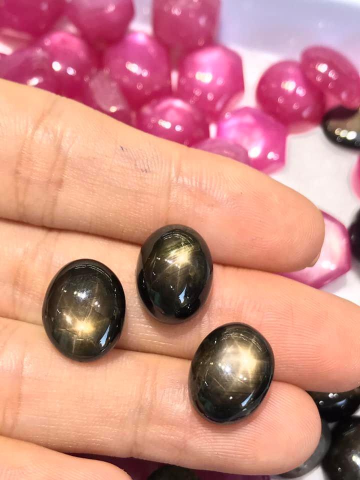 viên đá safia sao size nhẫn - nam