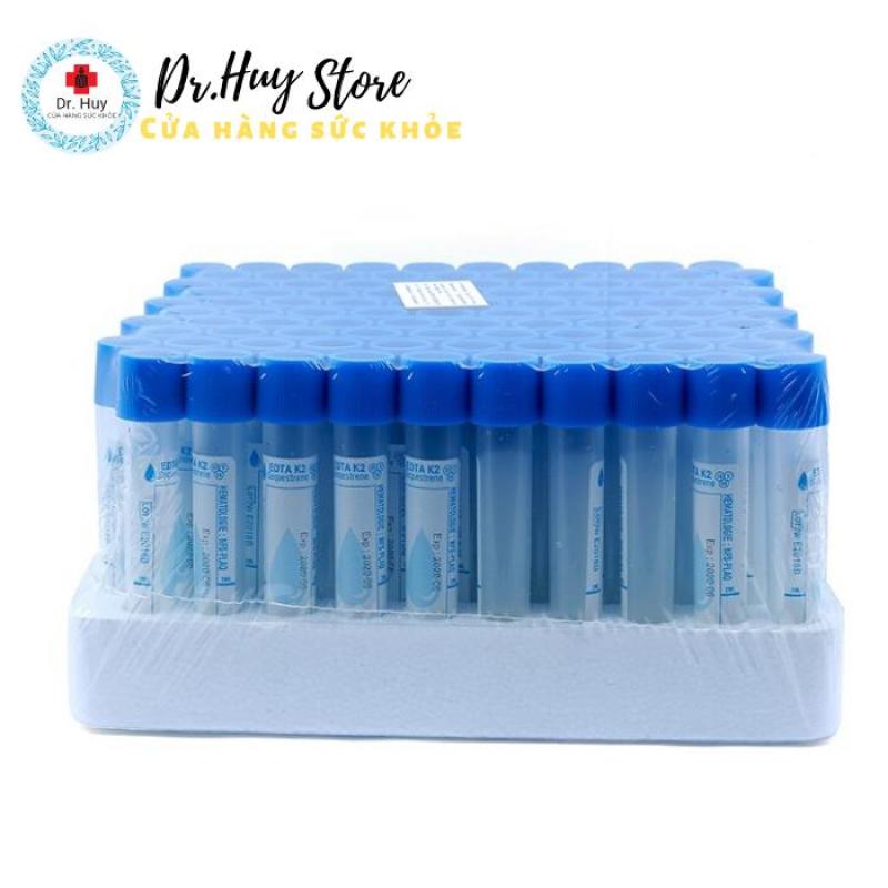 Ống nghiệm kháng đông EDTA HTM dùng trong xét nghiệm y khoa hộp 100 cái
