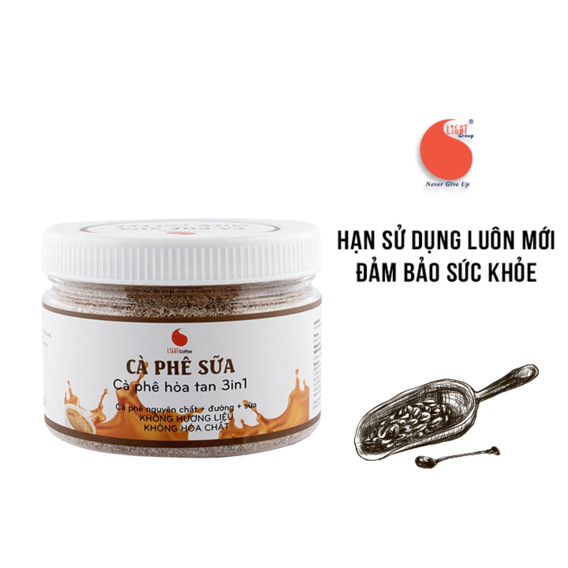 Combo 2 hũ cà phê sữa 3in1 Light coffee - 230gr/hũ