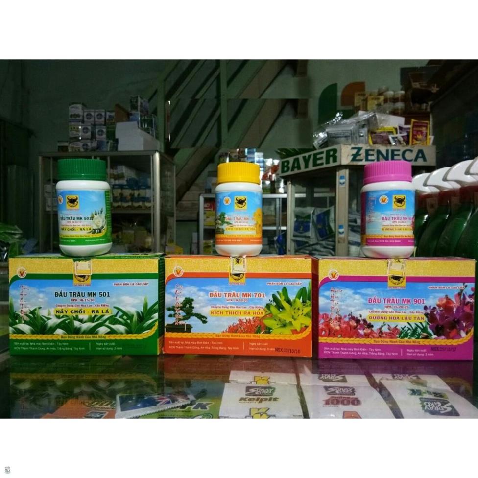 Combo: 03 hũ phân bón Đầu trâu chăm sóc, bổ sung dinh dưỡng cho hoa vs cây cảnh 🌱