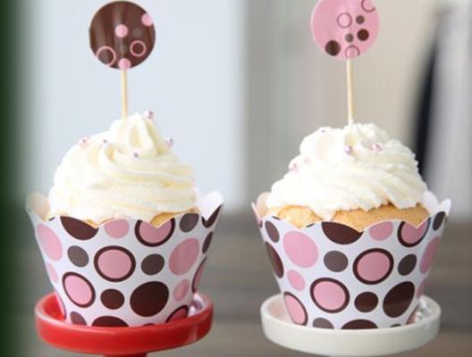 BỘ 200 LY GIẤY CUPCAKE CỨNG