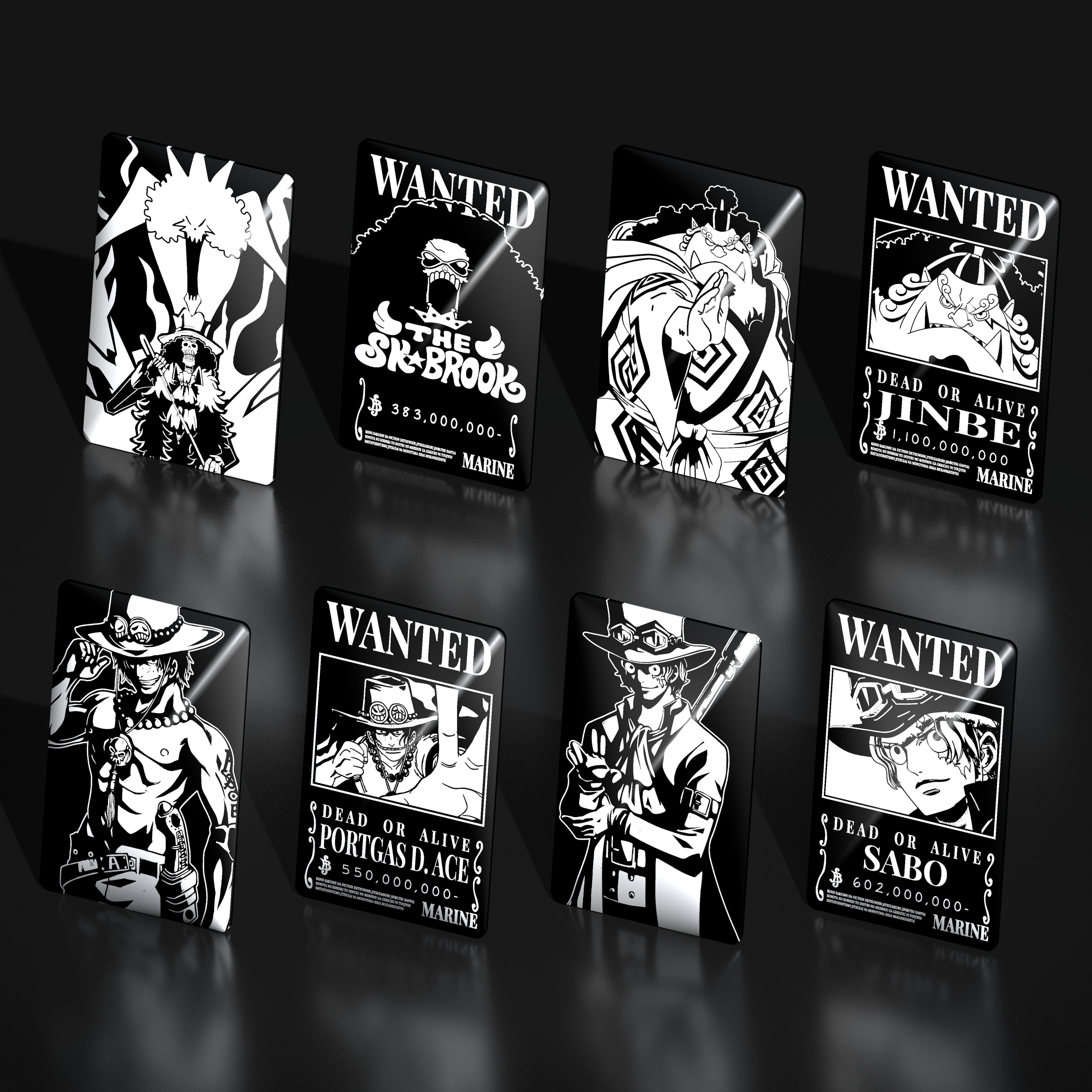 [Thẻ Nhôm] One Piece - Lệnh truy nã