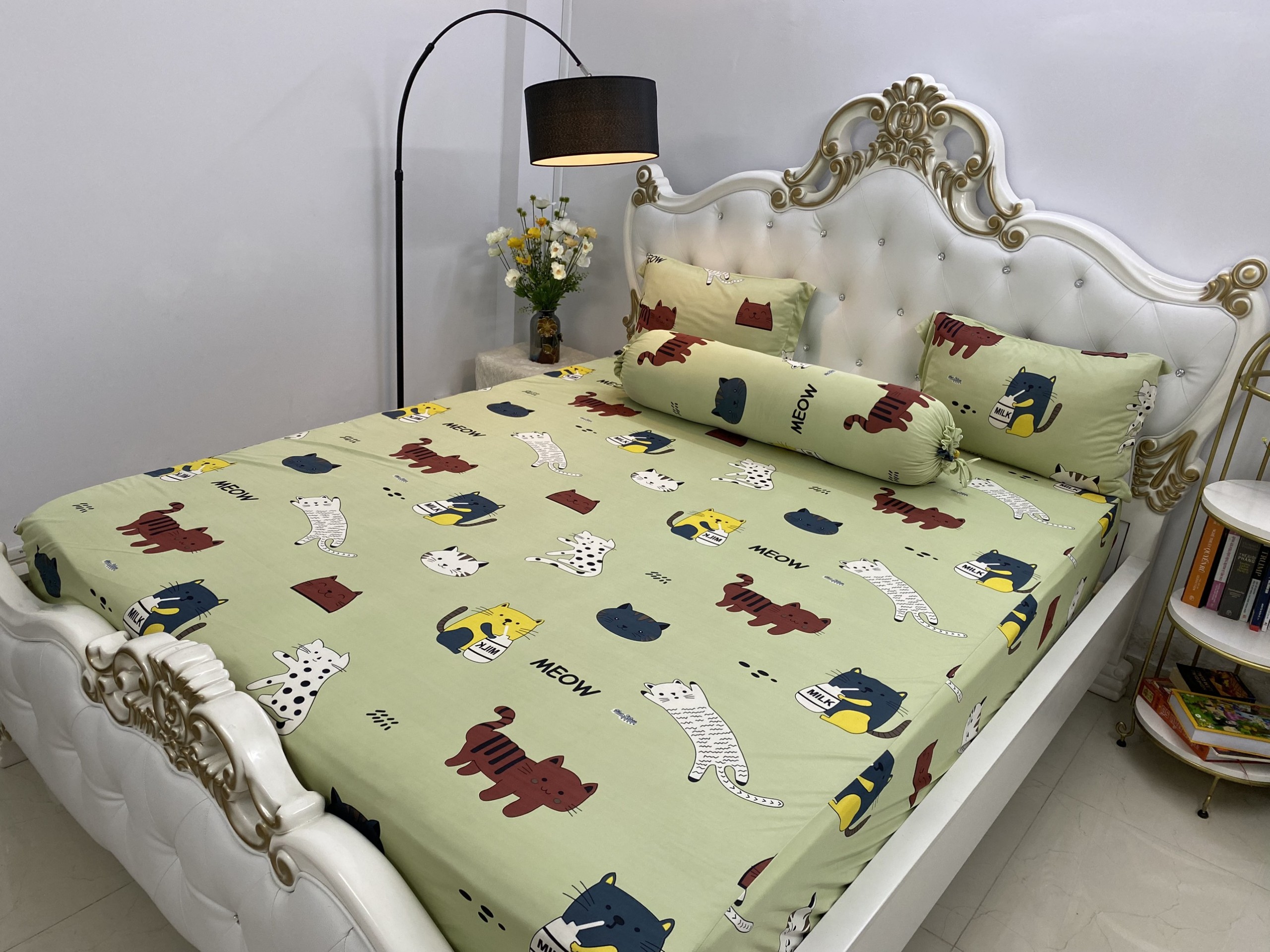 [HCM] drap gối , Bộ Drap gối Thun Lụa cao cấp {4 món } đặc biệt < áo ôm may dây kéo.#gagoi. giao chuẩn mẫu.