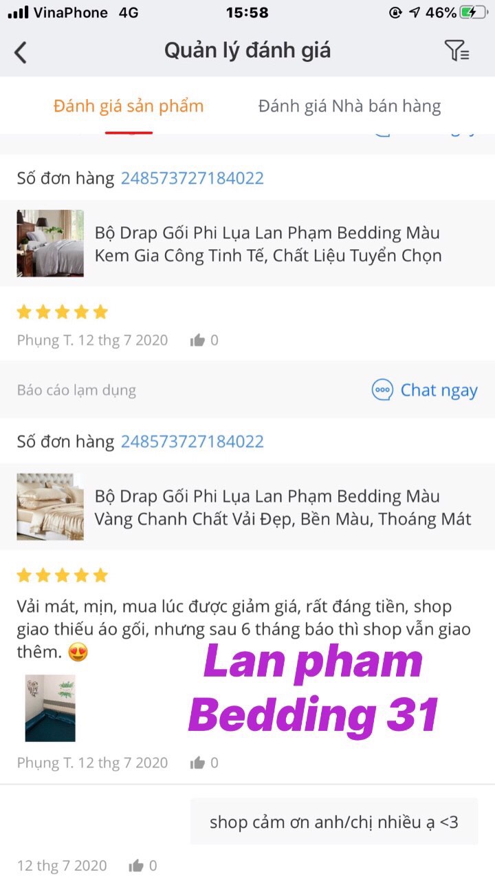 [HCM]( Lụa Loại 1) Ga - Drap Giường Lẻ Phi Lụa Lan Pham Bedding - Màu Trắng