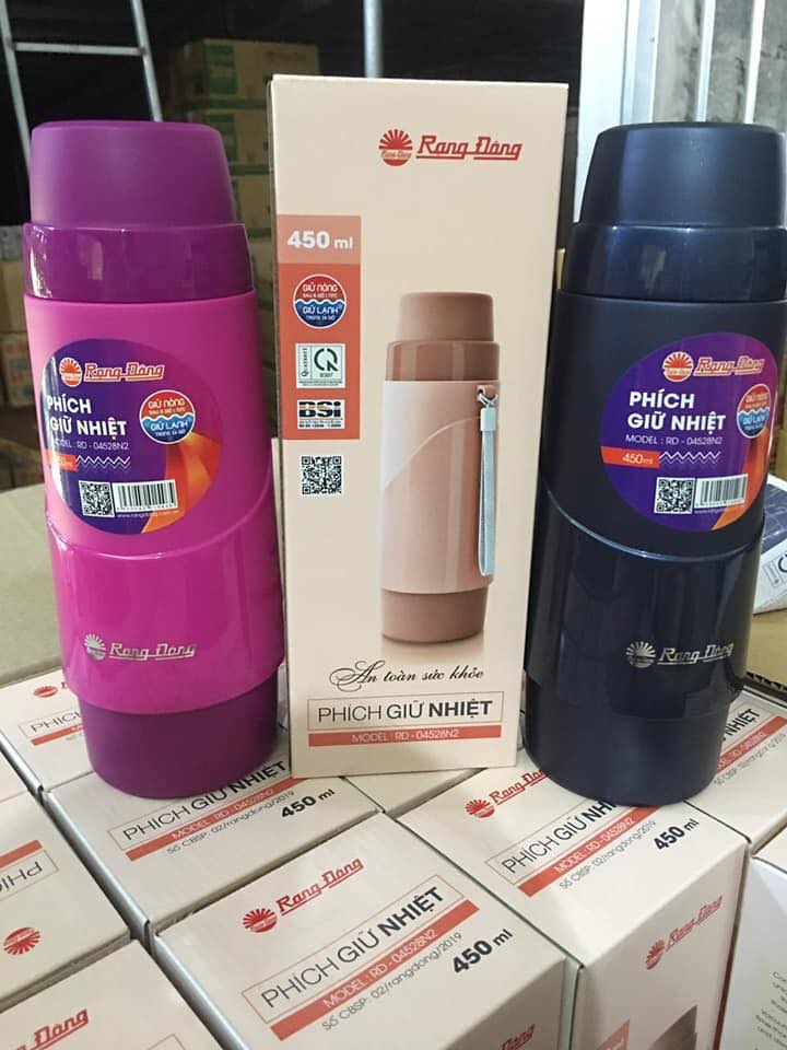 Phích Nước Rạng Đông Cầm Tay 0,45 Lít RD 04528 N1/ 04528N2