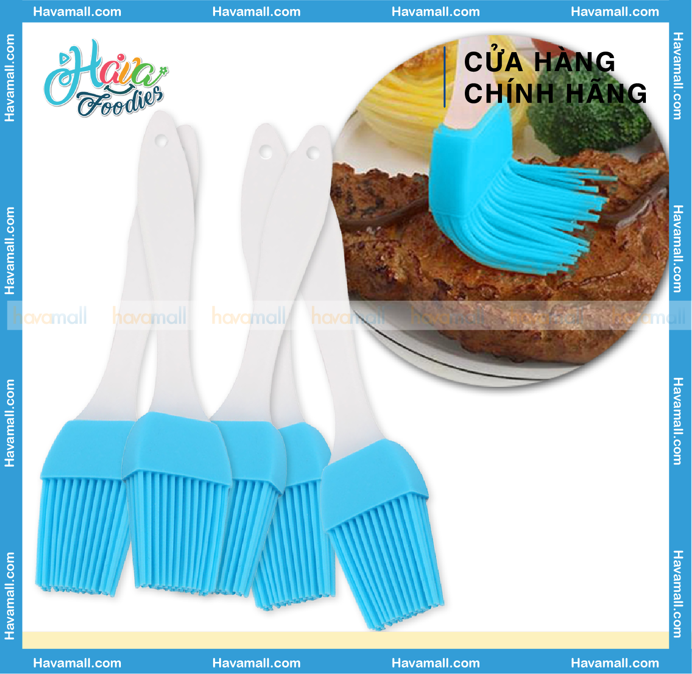 [HCM] 3 Dụng Cụ Nướng Bánh Bằng Silicon Uncle Bills