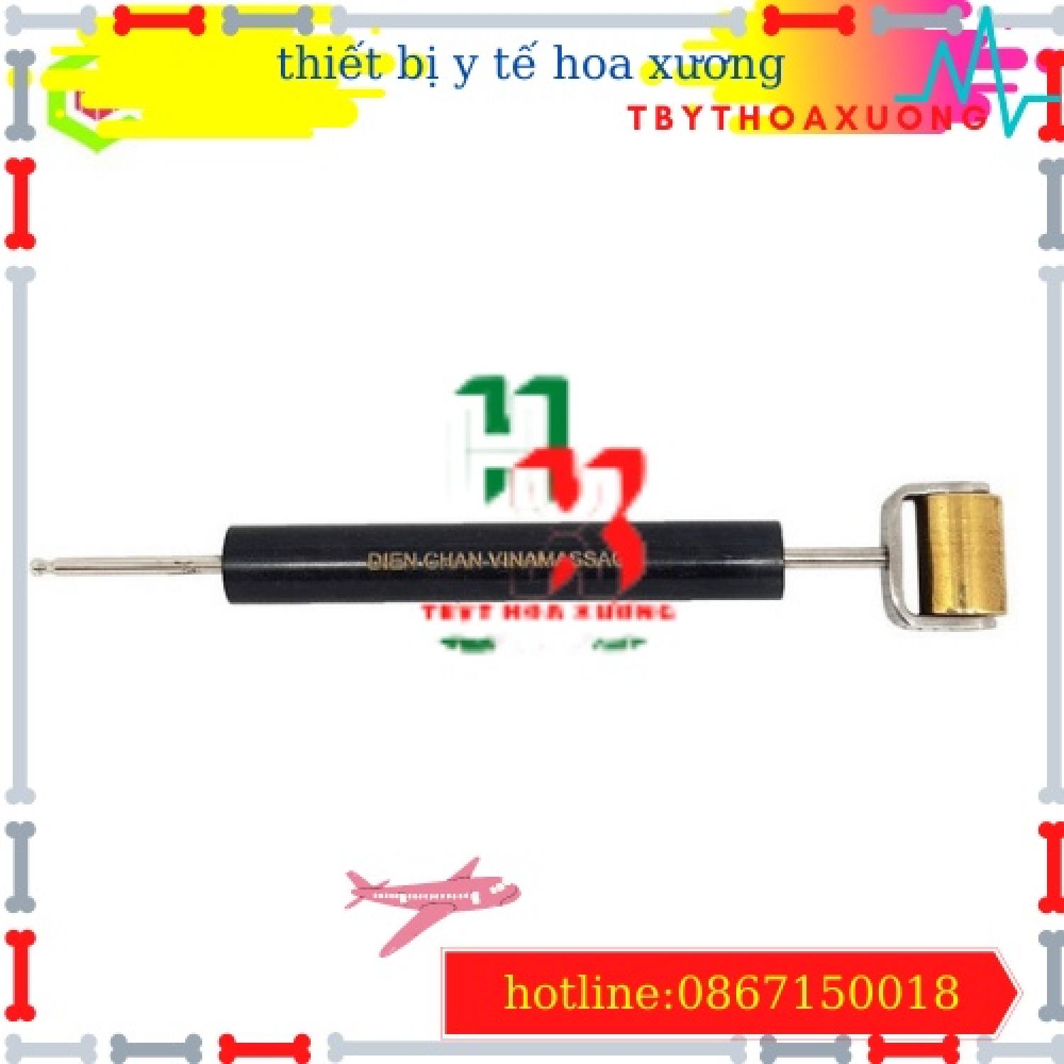 Cây Lăn Dò Đồng Láng Mát Xa - Dụng Cụ Diện Chẩn