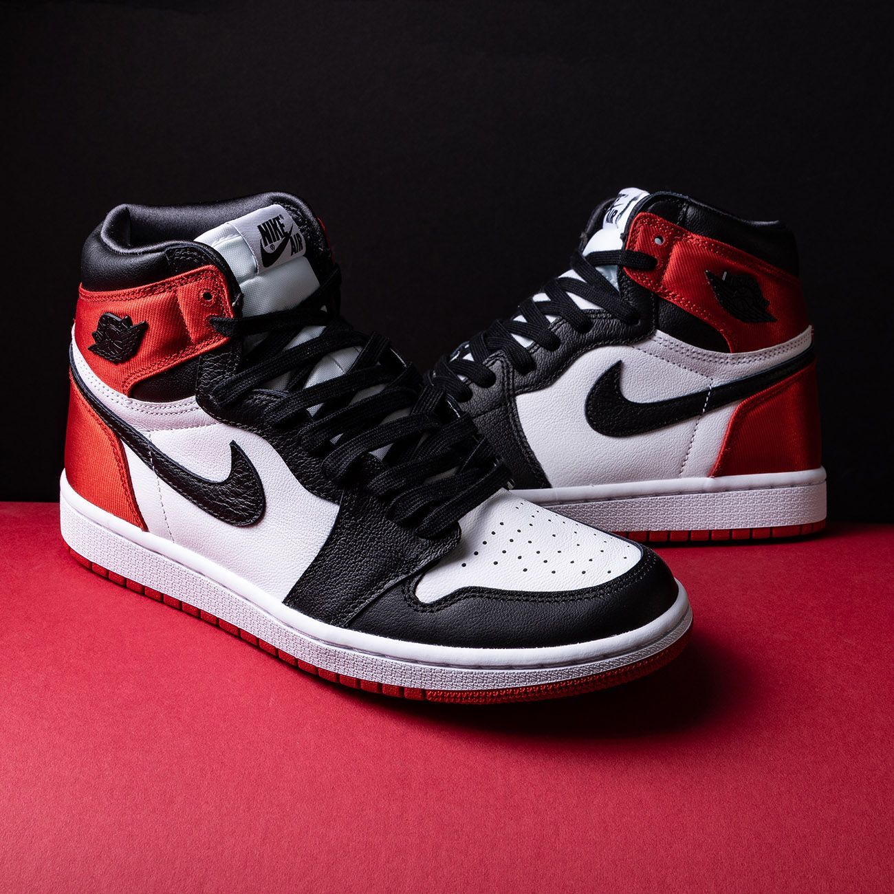 Giày Sneaker J0rdan 1 Black toe Đỏ trắng ( Full box)