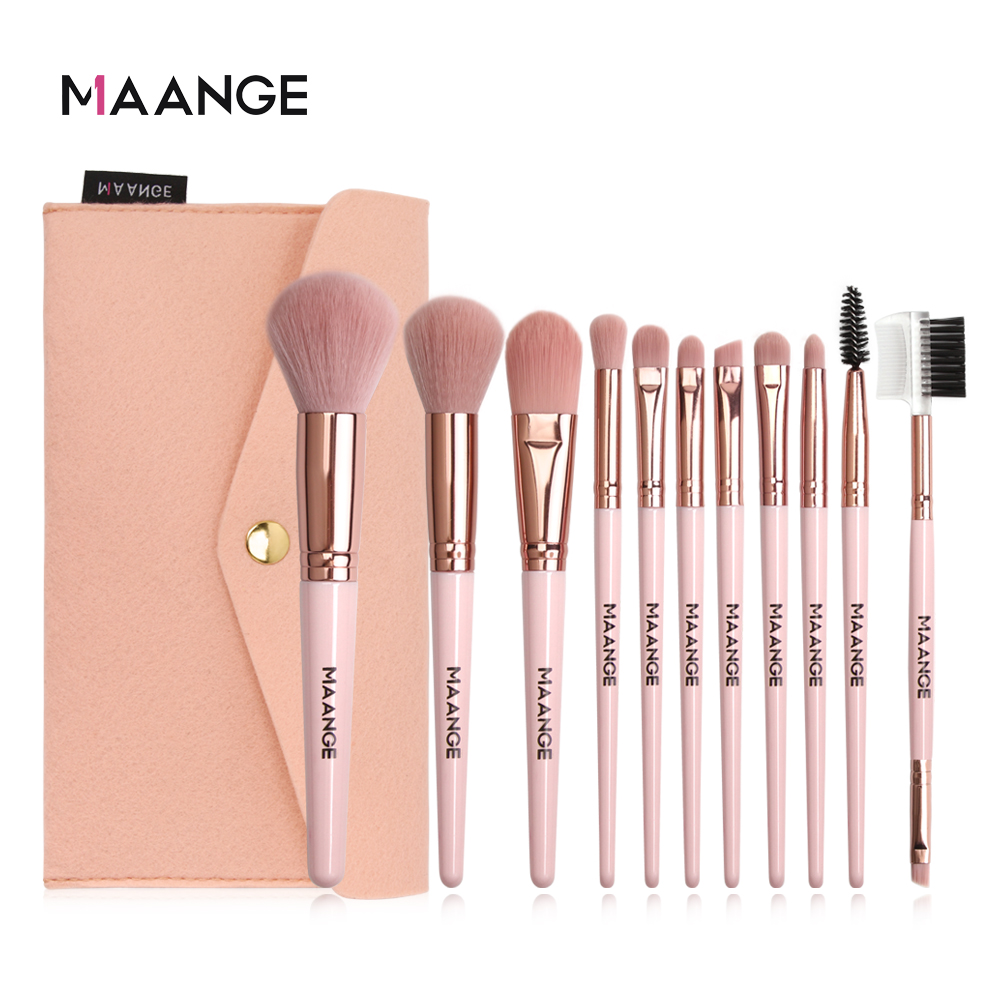 Bộ cọ trang điểm 11 cây MAANGE chuyên dụng 130g