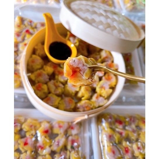 Xíu mại người hoa - khay 20 viên 500gr (giao hỏa tốc tphcm)