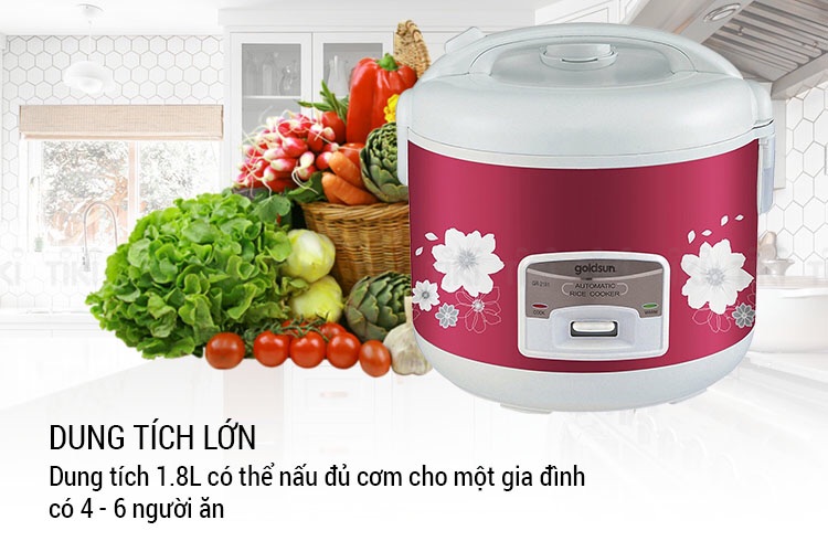 Nồi Cơm Điện Goldsun GR-2181 (1.8 Lít)
