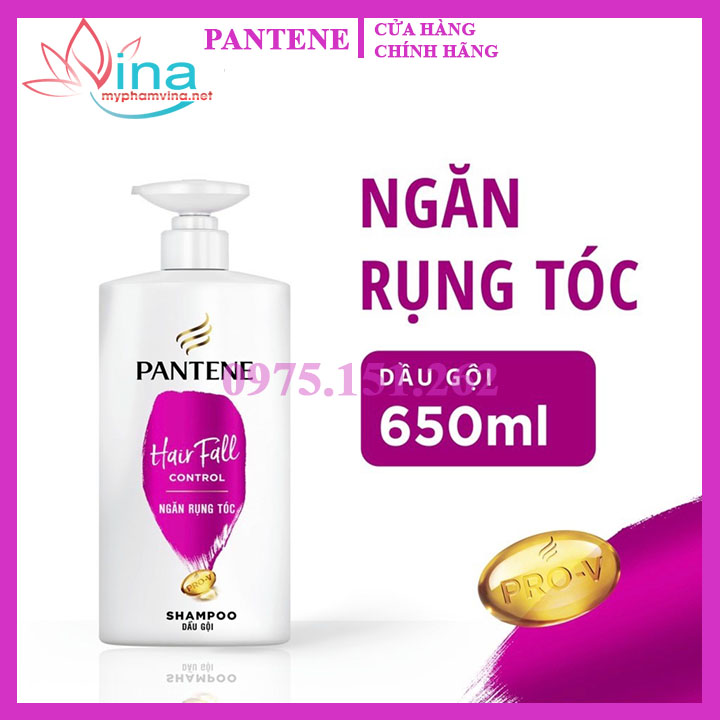 [HCM]Dầu Gội Pantene Ngăn Rụng Tóc chai 650ml