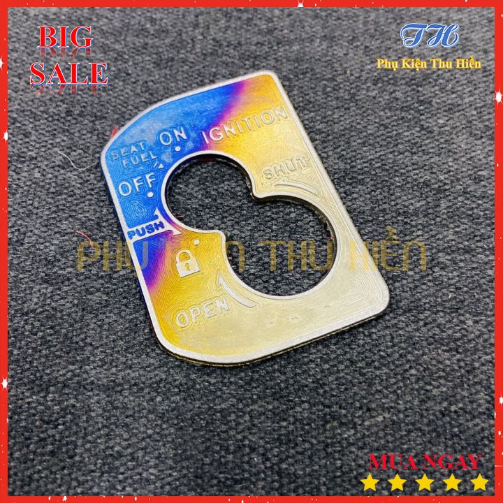 Tem titannium dán ổ khóa Winner X