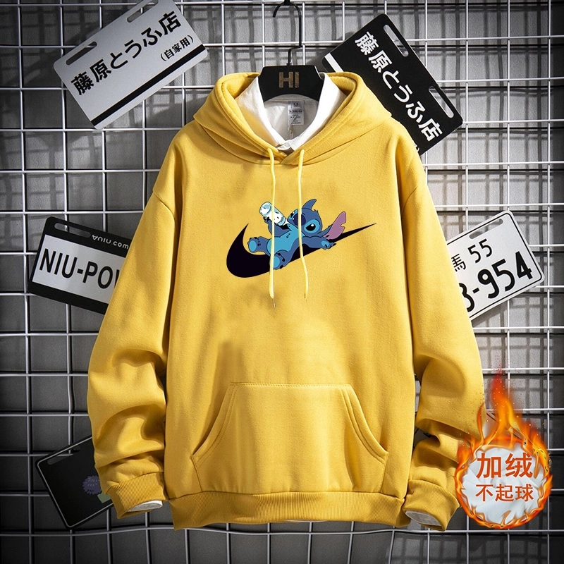Áo hoodies nam in hình chó mặt trăng